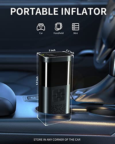 novryx- Inflador de Neumáticos Portátil Recargable